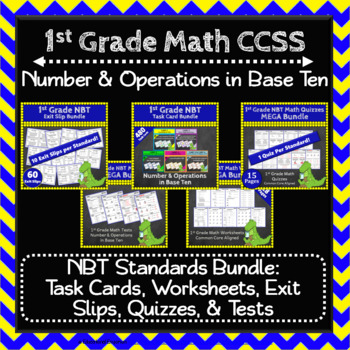 Preview of 1st Grade NBT Math Bundle: 1st Grade NBT Curriculum MEGA Bundle: 1st Grade Math