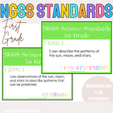 1st Grade NGSS Science Standards & I Can Statements