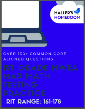 Preview of 1st Grade NWEA MAP Math Practice Questions [RIT 161-178]