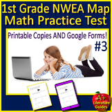 1st Grade NWEA Map Math Practice Test #3 Spiral Review Pri