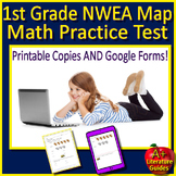 1st Grade NWEA Map Math Practice Test Spiral Review - Prin
