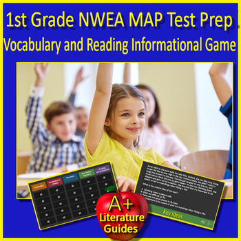 Preview of 1st Grade NWEA Map Test Prep Reading Informational Text and Vocabulary Game