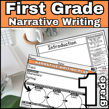 Preview of 1st Grade Narrative Writing Handwriting Pages Stories & Booklets