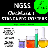 1st Grade NGSS "I Can" Standards Posters + Checklists
