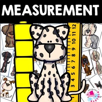 Preview of NonStandard & Standard Measurement Measuring Length Dogs Set 1