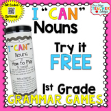 1st Grade Nouns Game FREE | I CAN Grammar Games