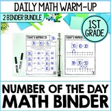 1st Grade Number of the Day Math Morning Work Binder BUNDLE
