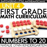 1st Grade Numbers to 20 Math Unit | First Guided Math Less