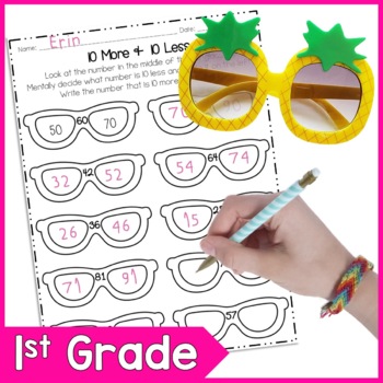 First Grade Ocean Math Worksheets by K's Classroom Kreations | TpT