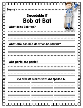 1st Grade Open Court Reading Decodable Worksheets: Units 1-12 | TpT