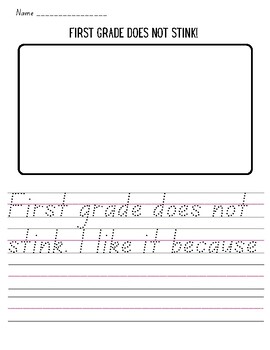 Preview of 1st Grade Open Court - Unit 1 - Writing Prompts