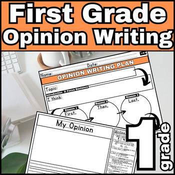 Preview of 1st Grade Opinion Writing Handwriting Pages Stories & Booklets