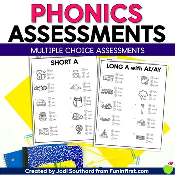 Preview of 1st Grade Phonics Assessments