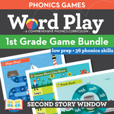 1st Grade Phonics Games • Words Their Way Games bundle • W