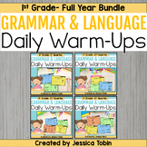 1st Grade Grammar Review Worksheets Bundle, Phonics and Gr