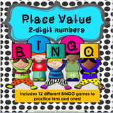 1st Grade Place Value Bingo Games - Place Value Tens and O
