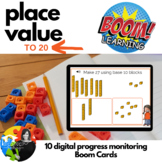 1st Grade Place Value Digital Progress Monitoring Activity