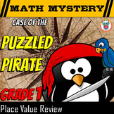 1st Grade Place Value Review Math Mystery: Place Value Gam