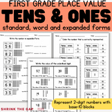 1st Grade Place Value | Tens & Ones With Visuals | Value o