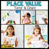 Place Value Tens and Ones 1st Grade Worksheets, Activities
