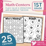 1st Grade Place Value and Addition and Subtraction Math Centers