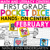1st Grade Pocket Dice Activities FEBRUARY Winter Math and 