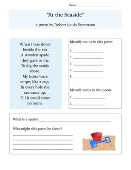 Preview of 1st Grade Poetry Unit (1 week) Introducing Classic Poetry
