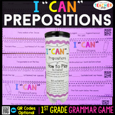 1st Grade Grammar Game | Prepositions