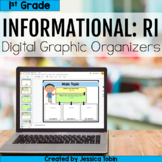 1st Grade RI Informational Digital Graphic Organizers with