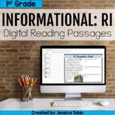 1st Grade RI Informational Digital Reading Passages and Co