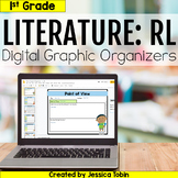 1st Grade RL Literature Digital Graphic Organizers w/ Digi