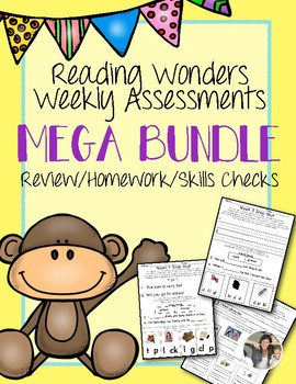 Preview of 1st Grade Reading Assessments Weekly Reading Wonders