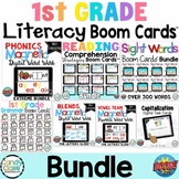 1st Grade Reading Boom Card Digital Literacy Centers Phoni