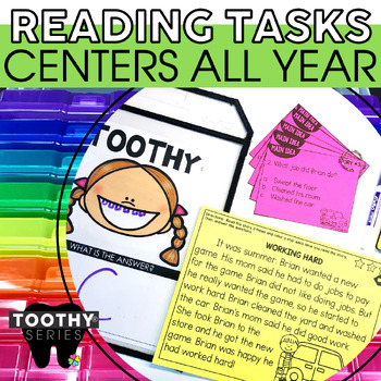 Preview of 1st Grade Reading Comprehension | 1st Grade Reading Centers | Toothy® Bundle