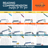 1st Grade Reading Comprehension Passages and Questions | Back to School