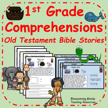 Preview of 1st Grade Reading Comprehensions : Old Testament Bible Stories