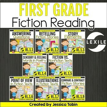 Preview of 1st Grade Reading Passages with Comprehension Passages - Fiction ELA Bundle