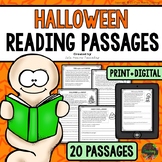 Halloween Reading Comprehension Passages and Questions (wi