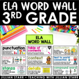 3rd Grade Reading Posters and Vocabulary Cards | ELA Word 