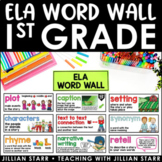 1st Grade Reading Posters and Vocabulary Cards | ELA Word 