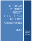 1st Grade Reading Street Phonics and Spelling Assessments