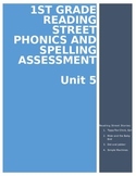 1st Grade Reading Street Unit 5 Phonics Test