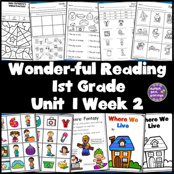Preview of 1st Grade Reading Unit 1 Week 2