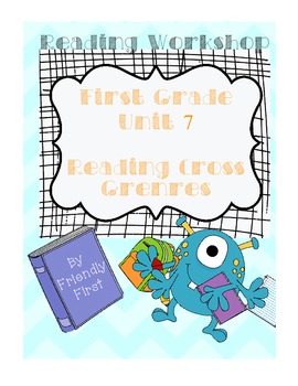 Preview of 1st Grade Reading Cross Genres Charts & Teaching Points