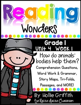 Preview of 1st Grade Reading Wonders {Grade 1, Unit 4, Week 1}