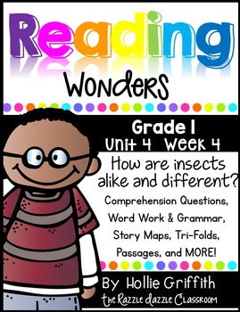 Preview of 1st Grade Reading Wonders {Grade 1, Unit 4, Week 4}