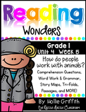 1st Grade Reading Wonders {Grade 1, Unit 4, Week 5}