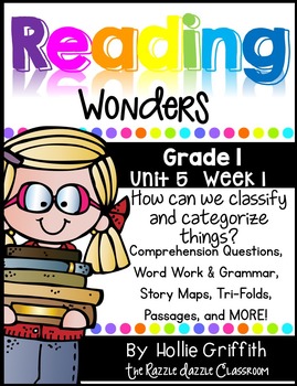 Preview of 1st Grade Reading Wonders {Grade 1, Unit 5, Week 1}