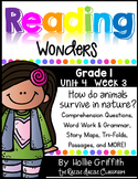 1st Grade Reading Wonders Supplement {Grade 1, Unit 4, Week 3}