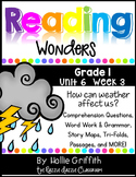 1st Grade Reading Wonders Supplement {Grade 1, Unit 6, Week 3}